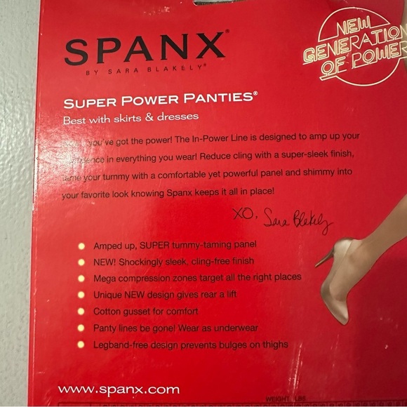 SPANX Super Power Panties In-Power Line Mid Thigh Shaper in Cocoa Sz G NWT - Picture 7 of 7